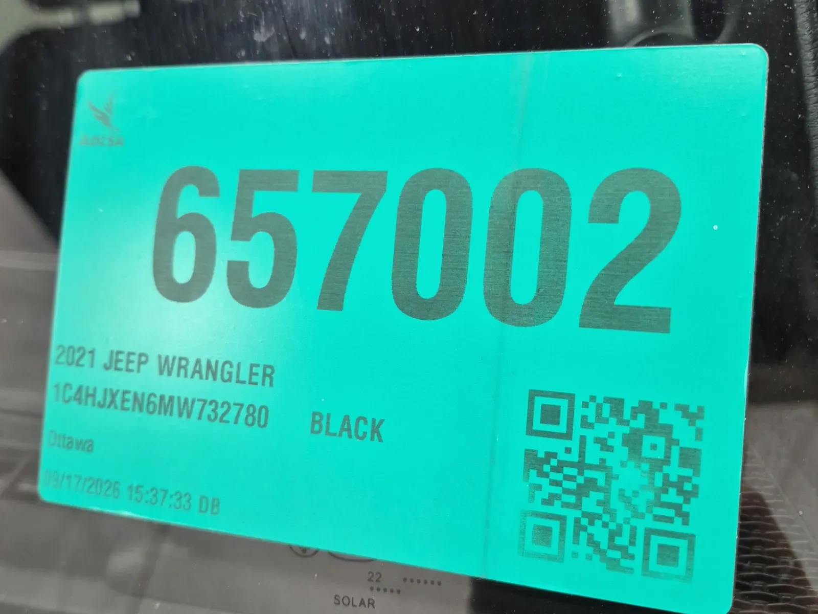 Inventory Label Photo
