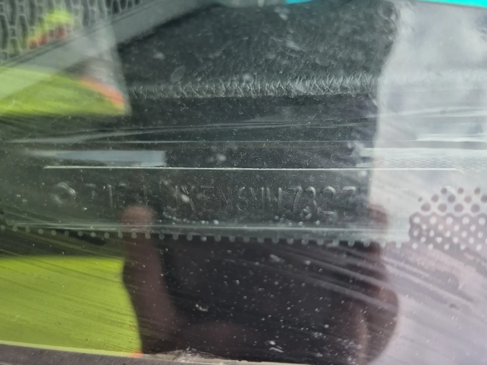 Dash VIN Plate Photo