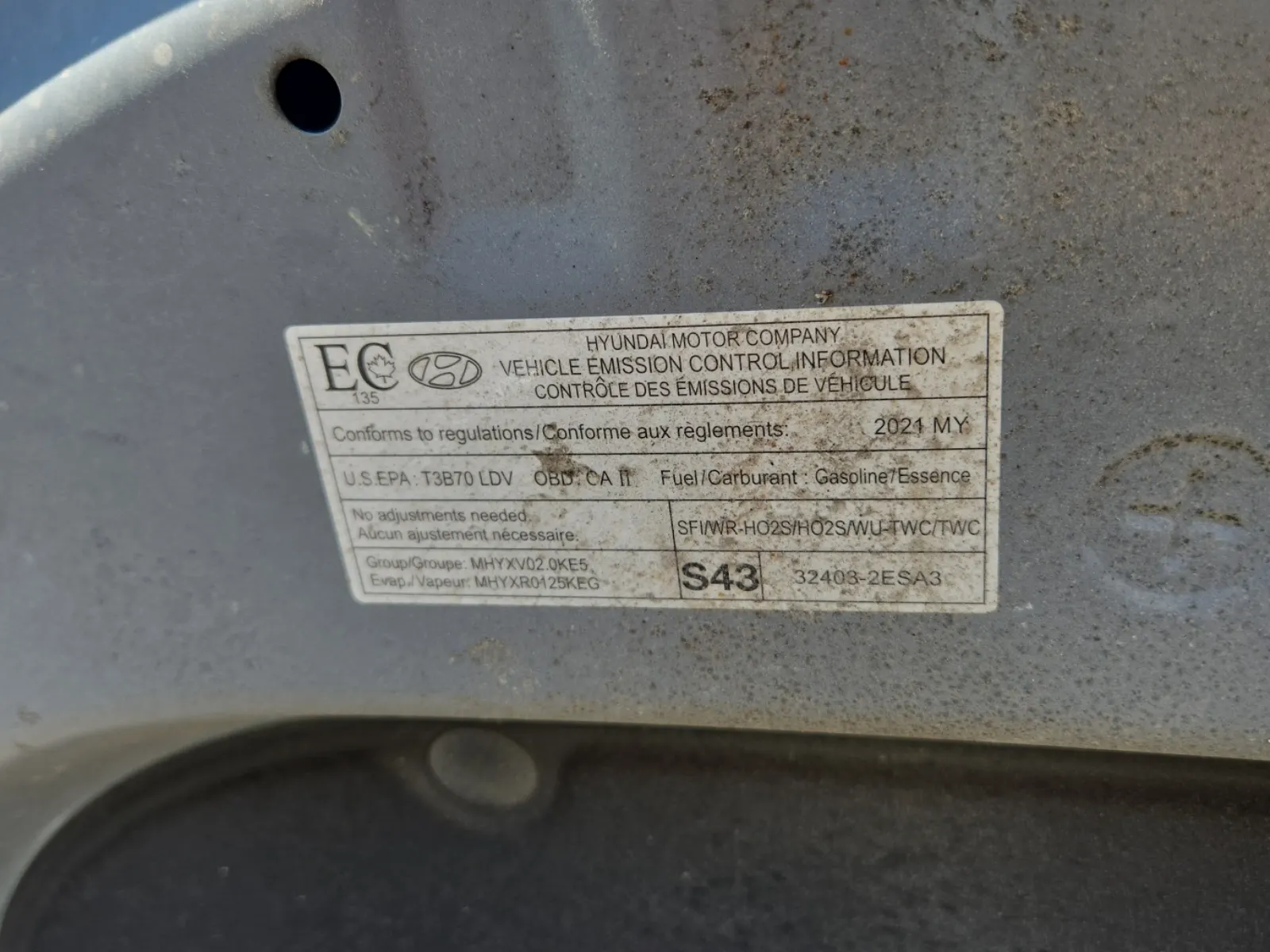 Emission Sticker Photo