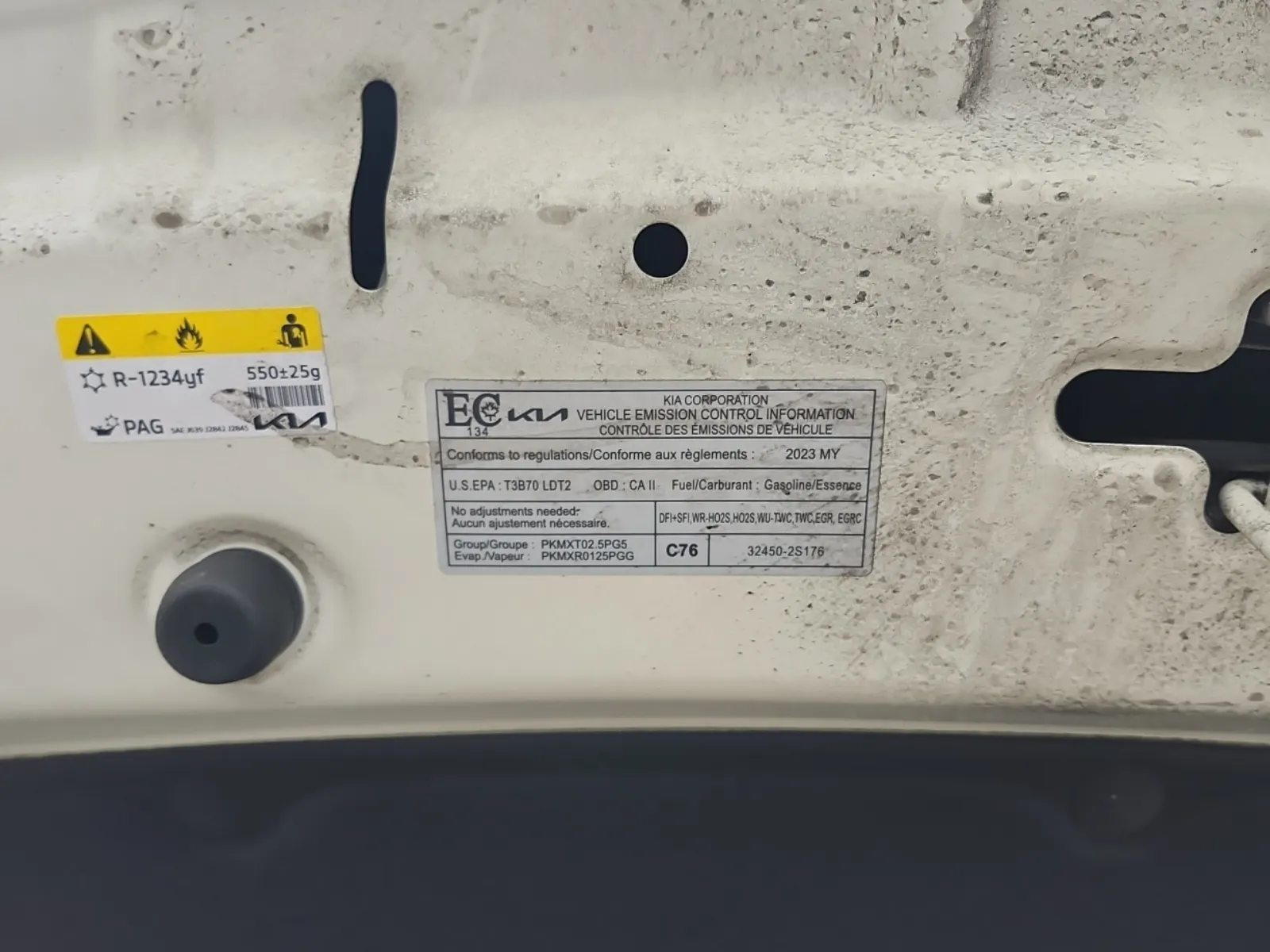Emission Sticker Photo