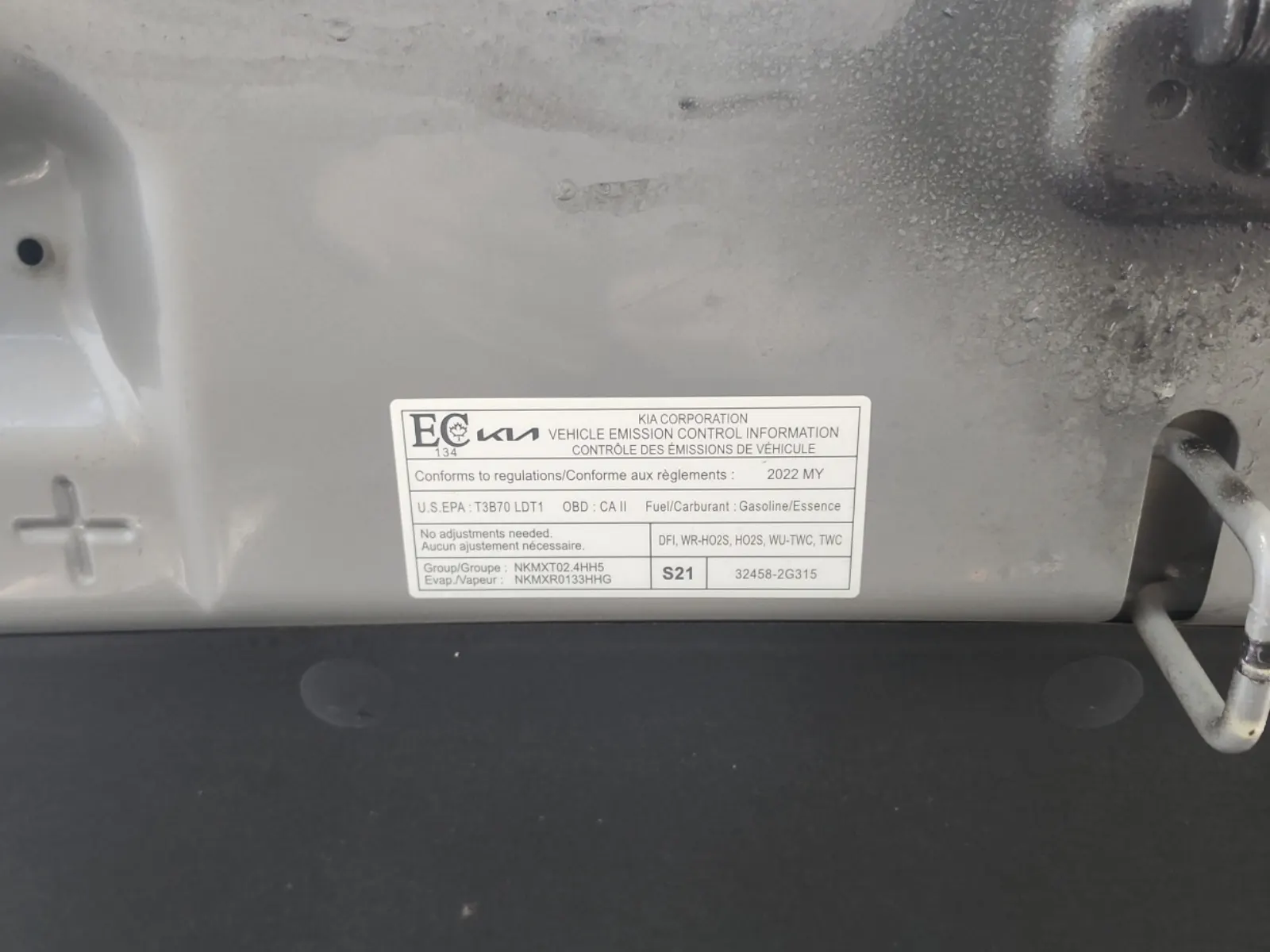 Emission Sticker Photo