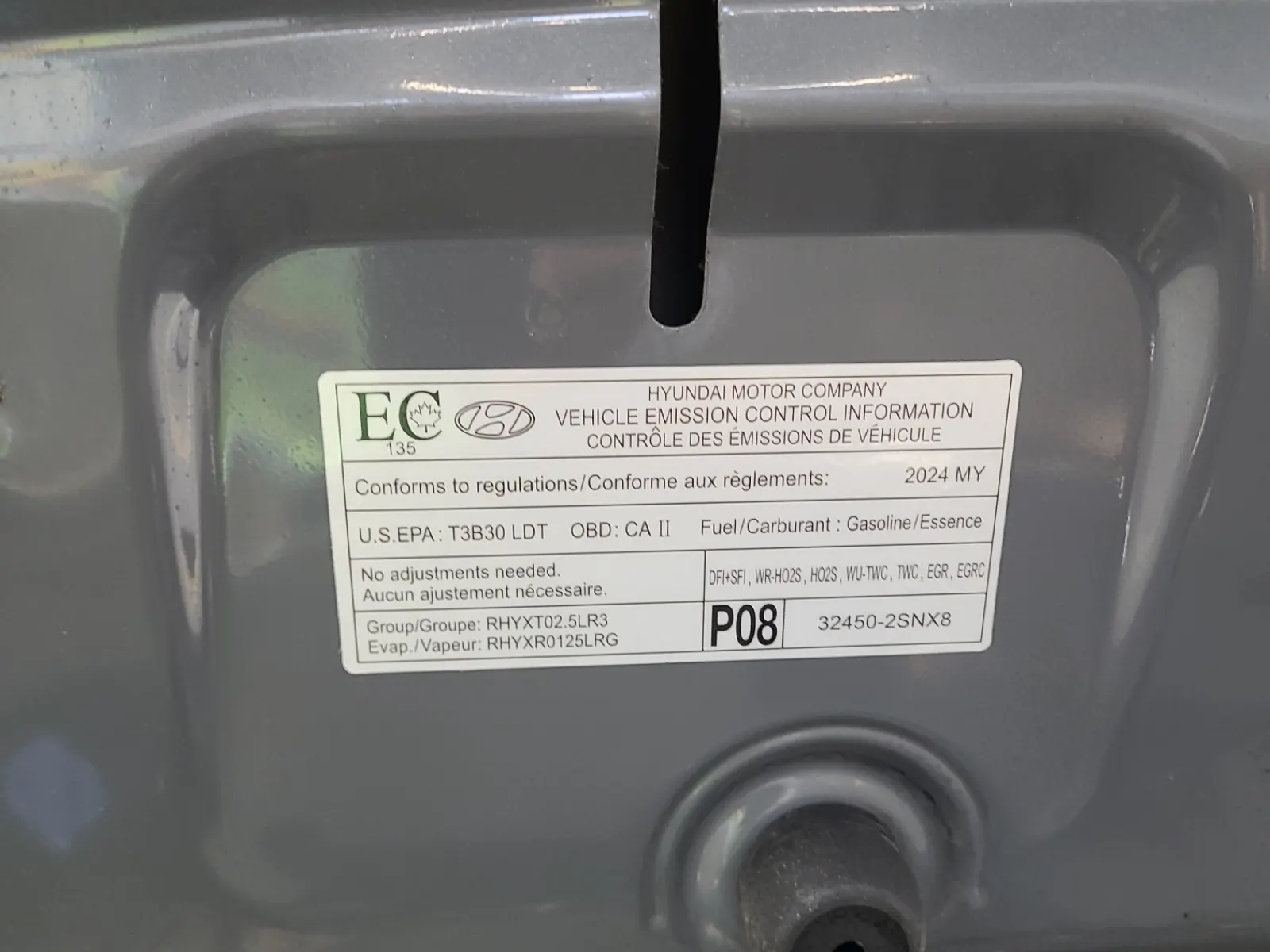 Emission Sticker Photo