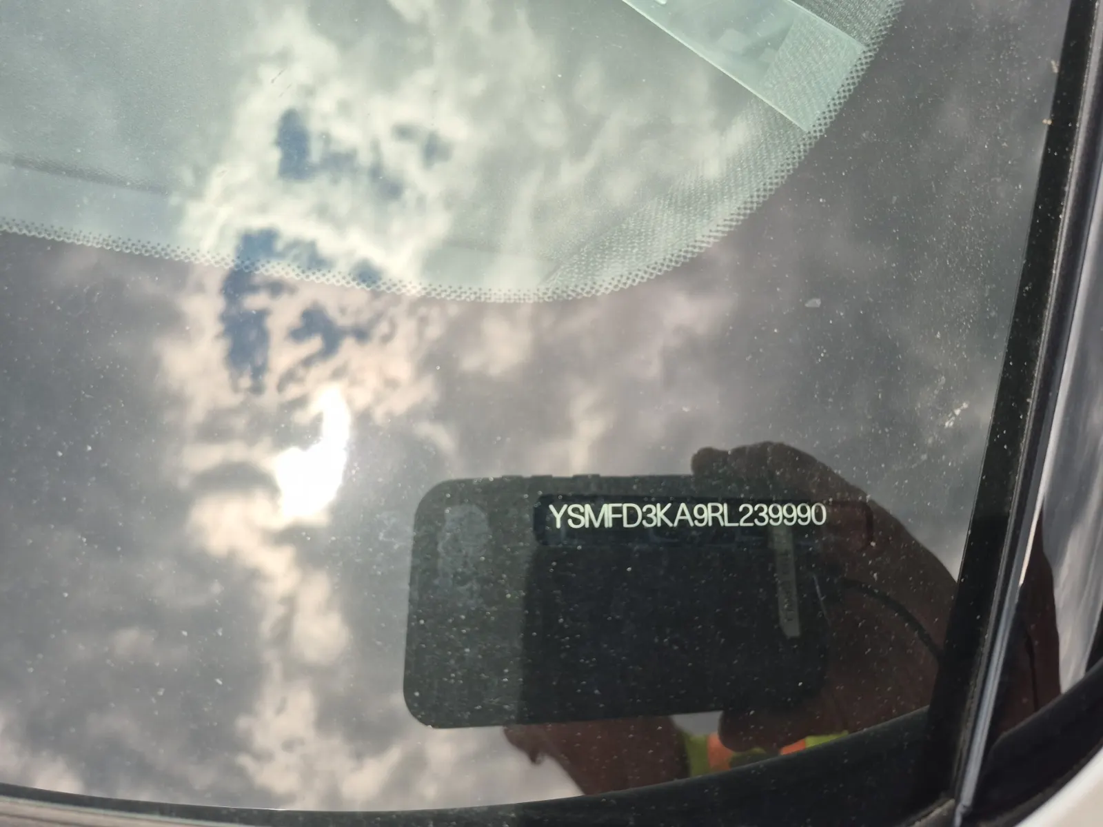 Dash VIN Plate Photo
