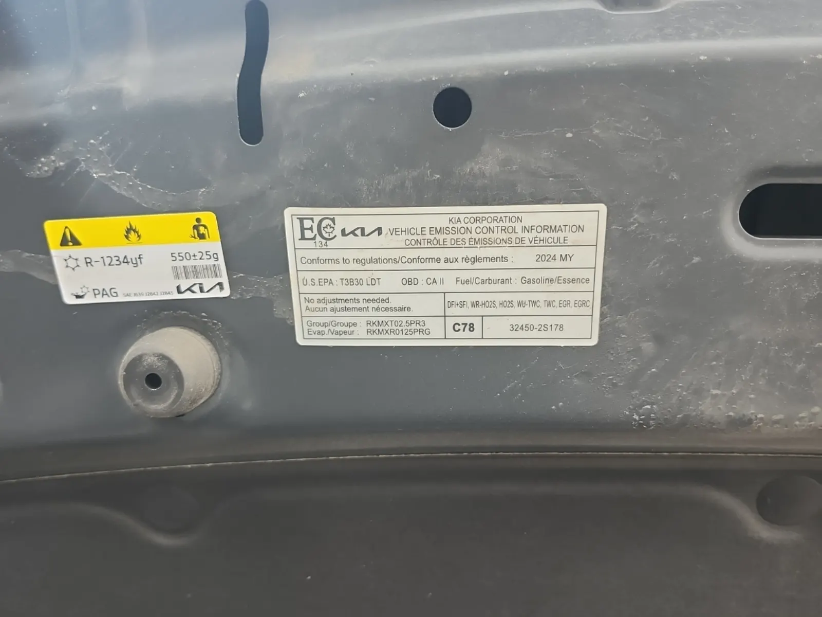Emission Sticker Photo