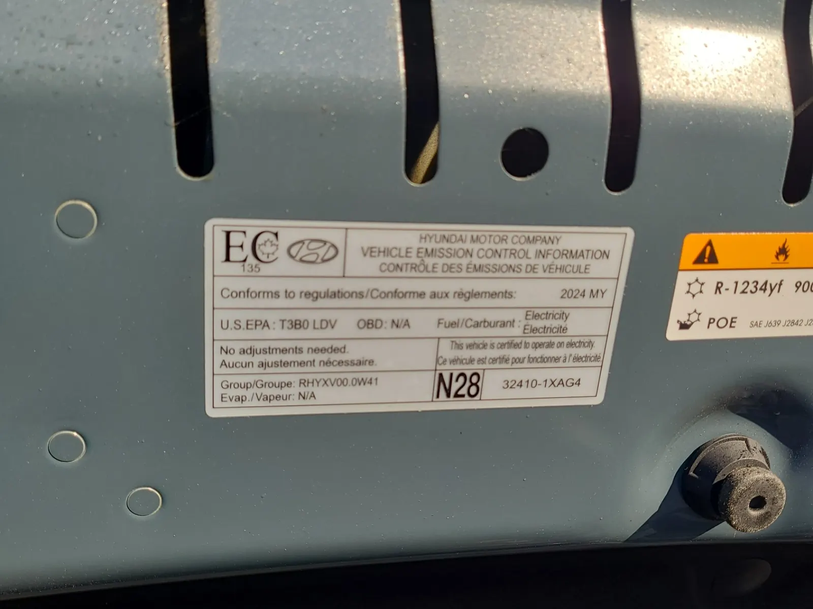 Emission Sticker Photo