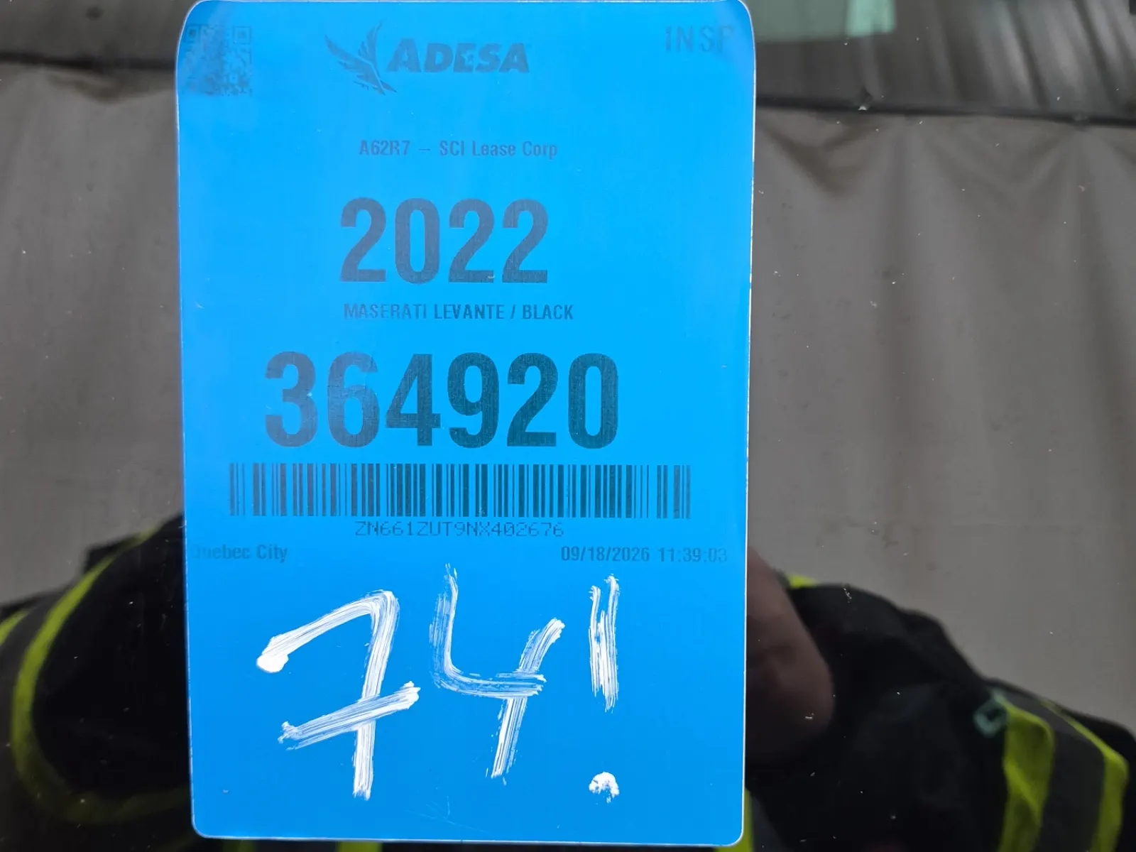 Inventory Label Photo