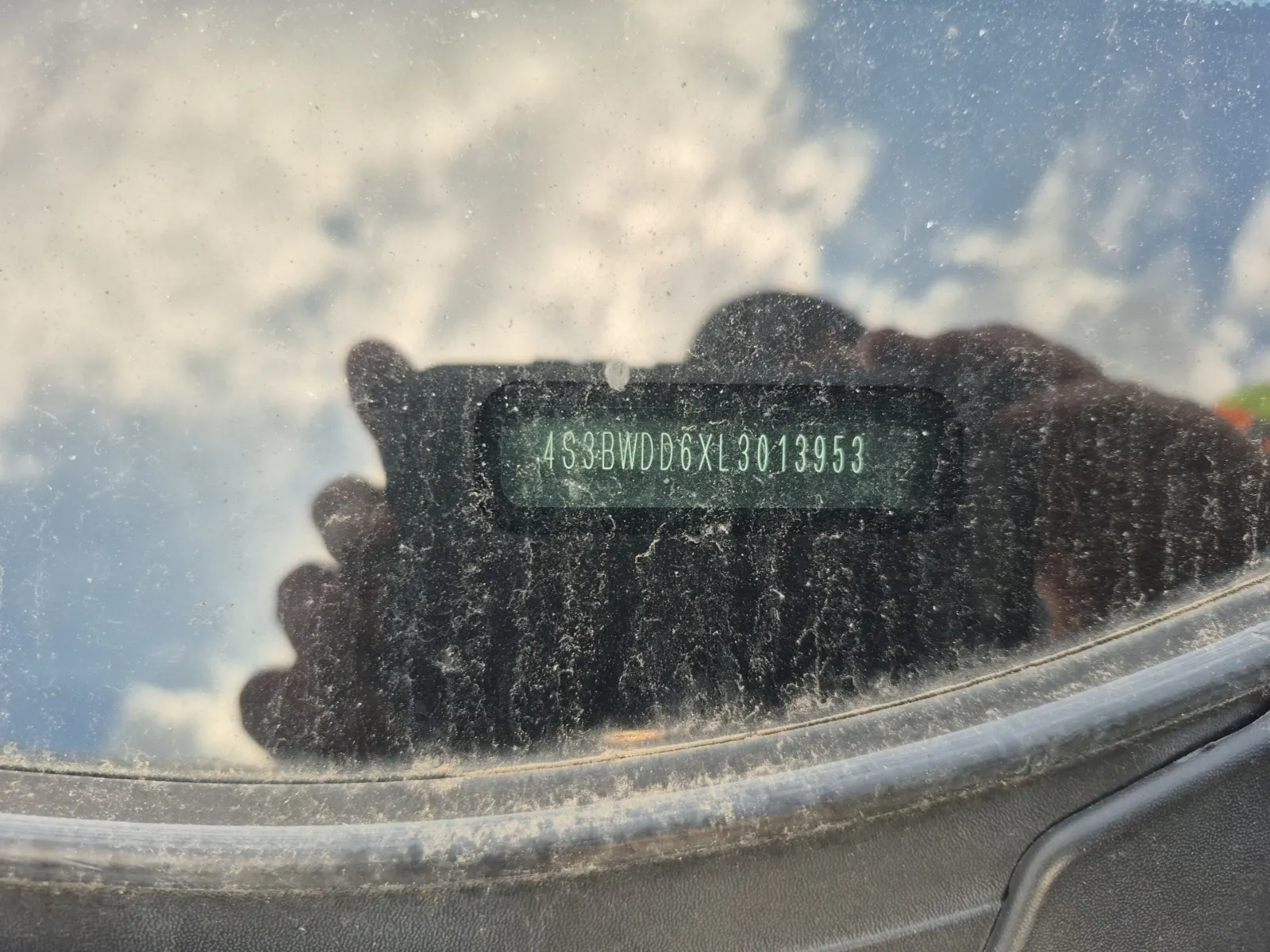 Dash VIN Plate Photo