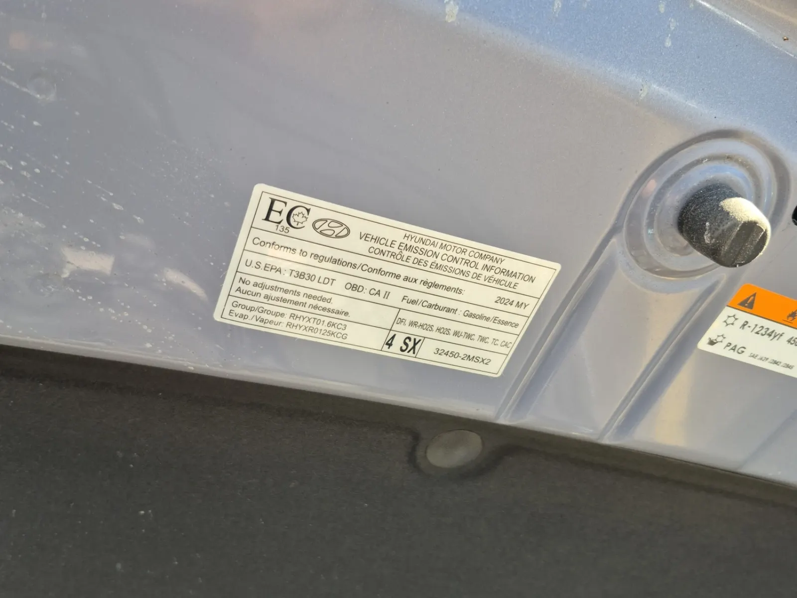 Emission Sticker Photo
