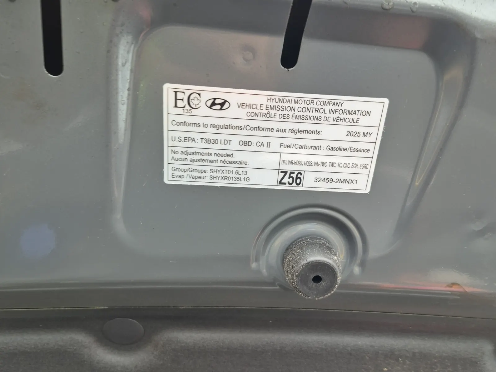 Emission Sticker Photo