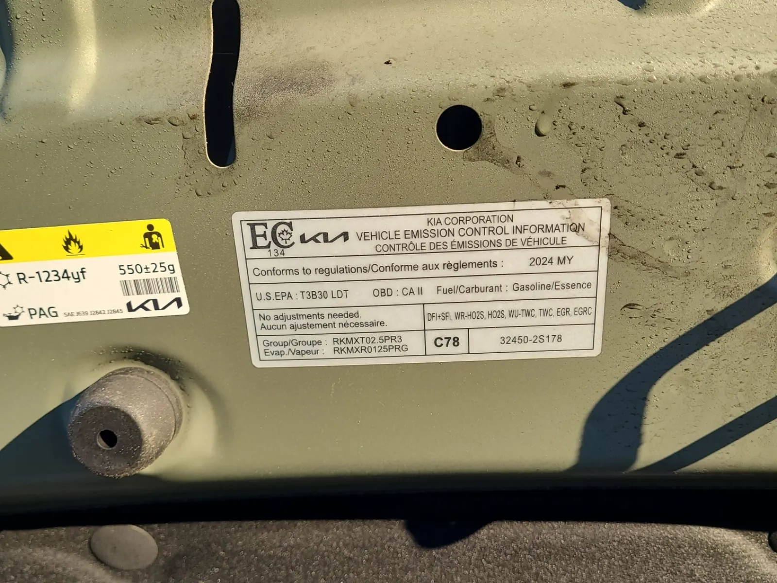 Emission Sticker Photo