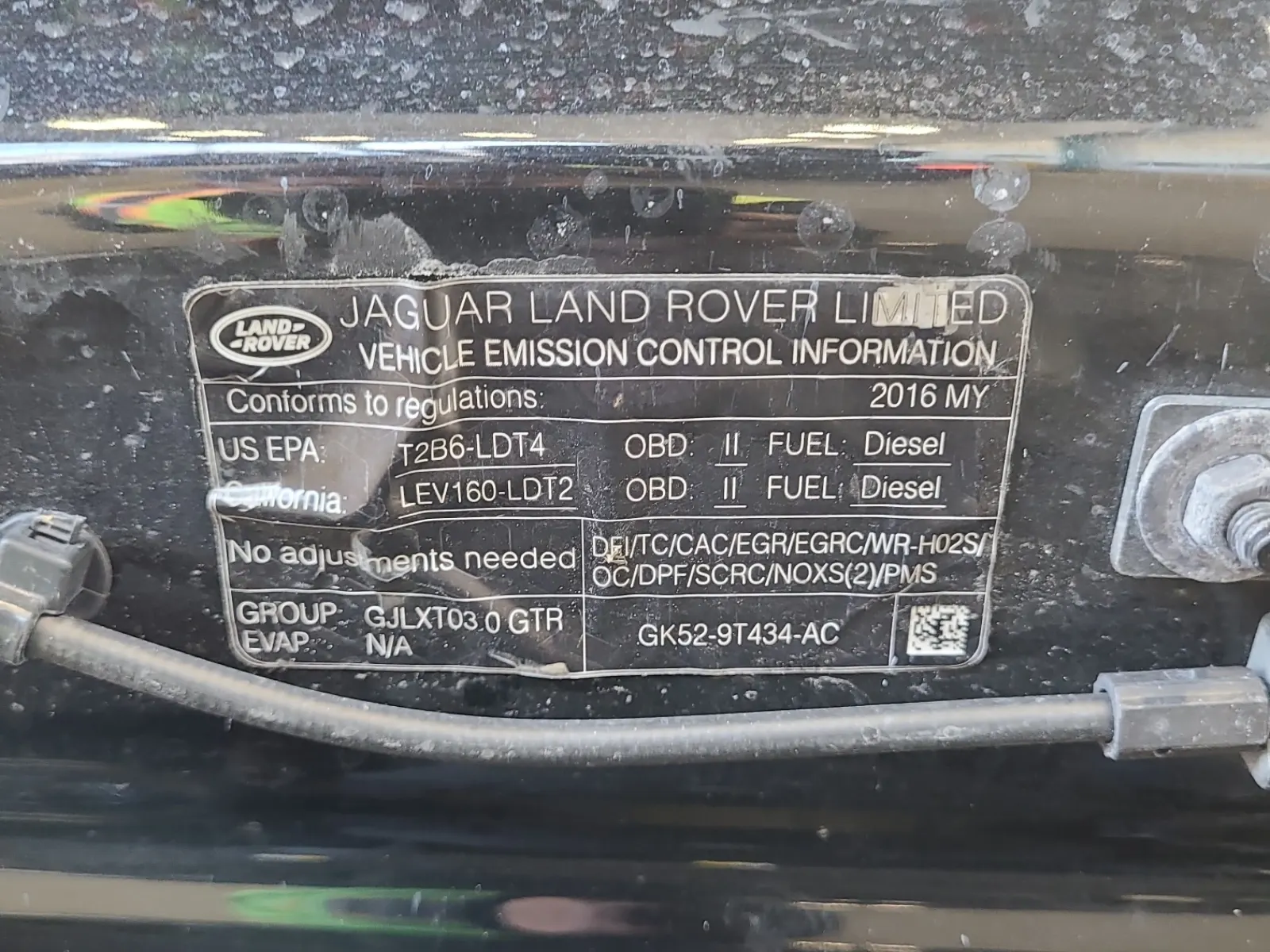 Emission Sticker Photo