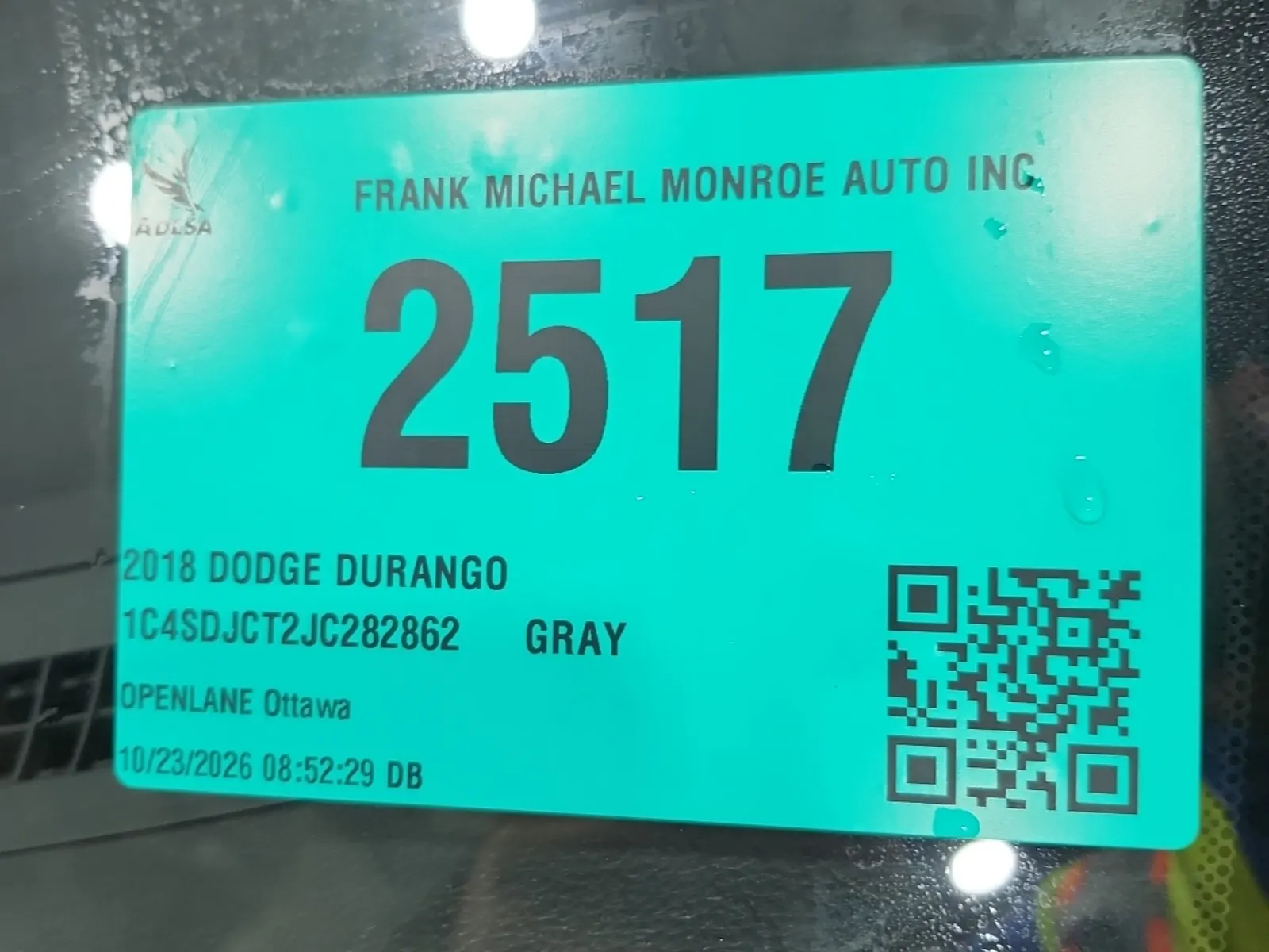 Inventory Label Photo