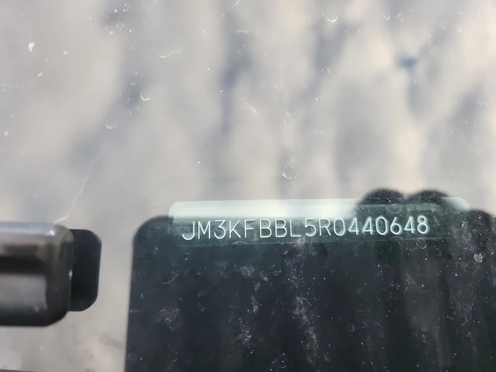 Dash VIN Plate Photo