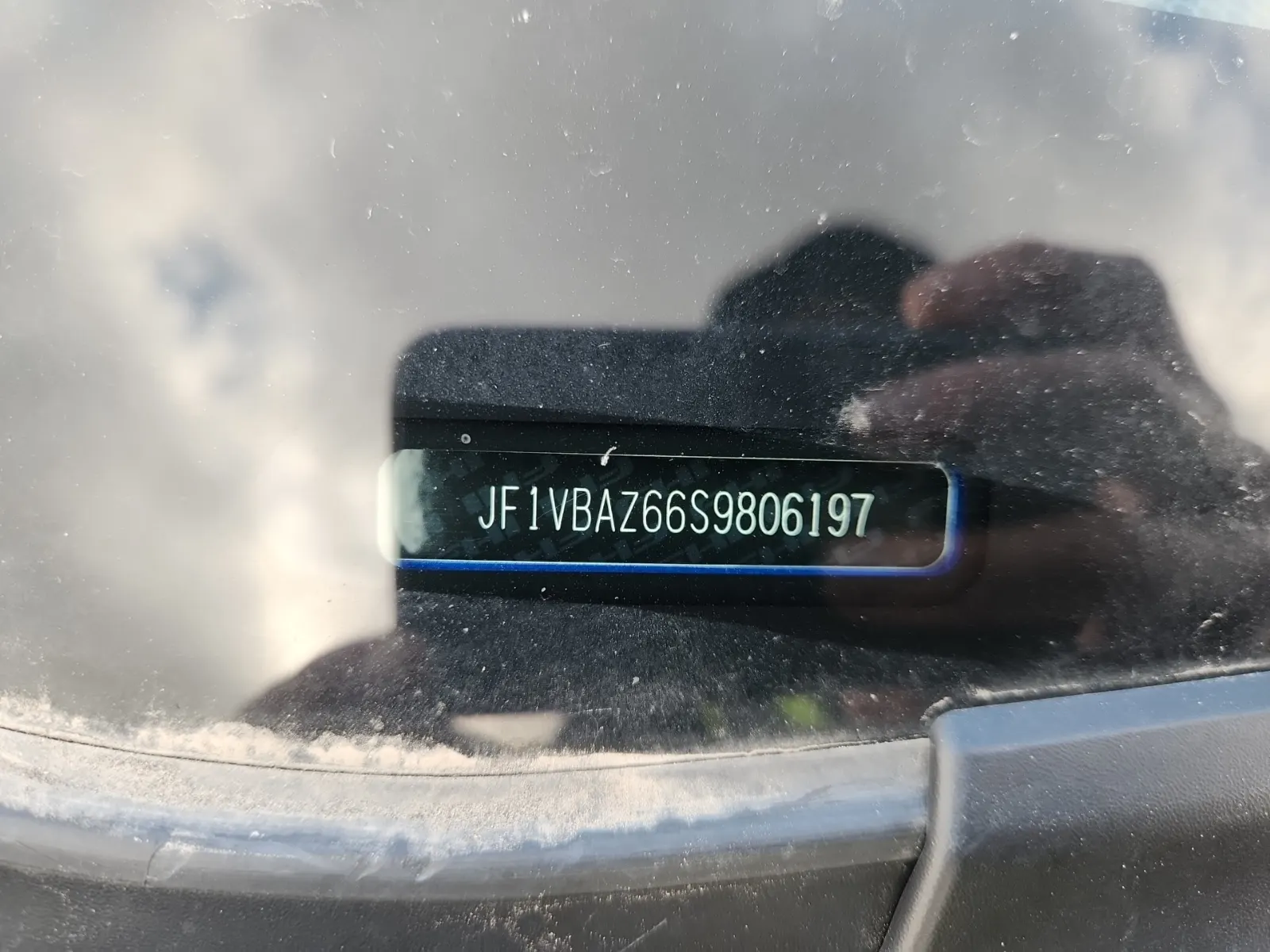 Dash VIN Plate Photo