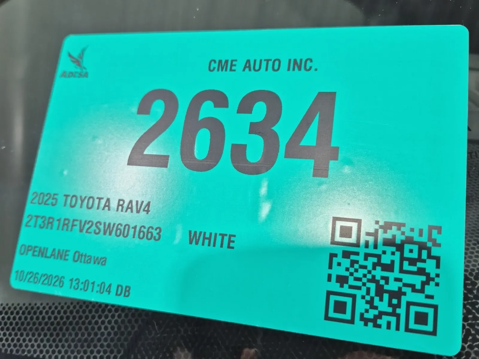 Inventory Label Photo