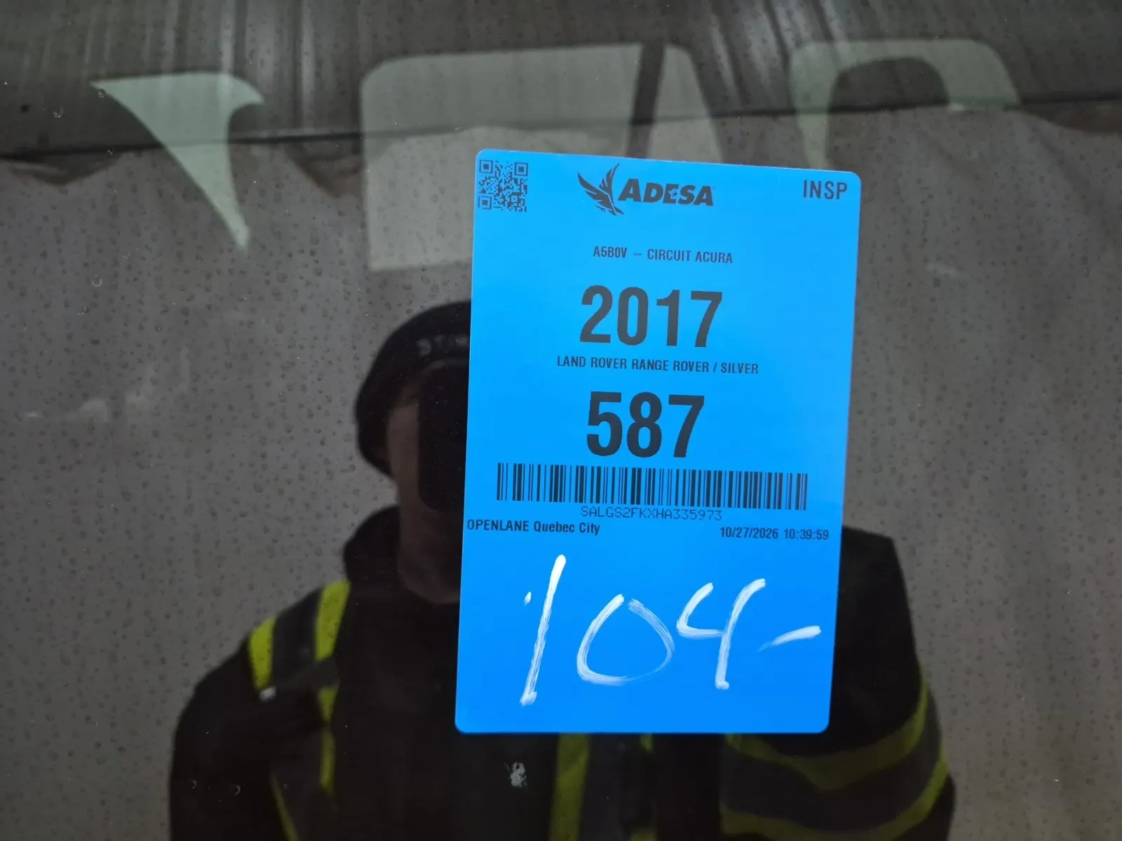 Inventory Label Photo