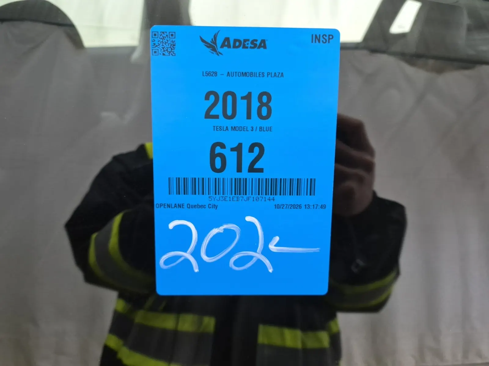 Inventory Label Photo