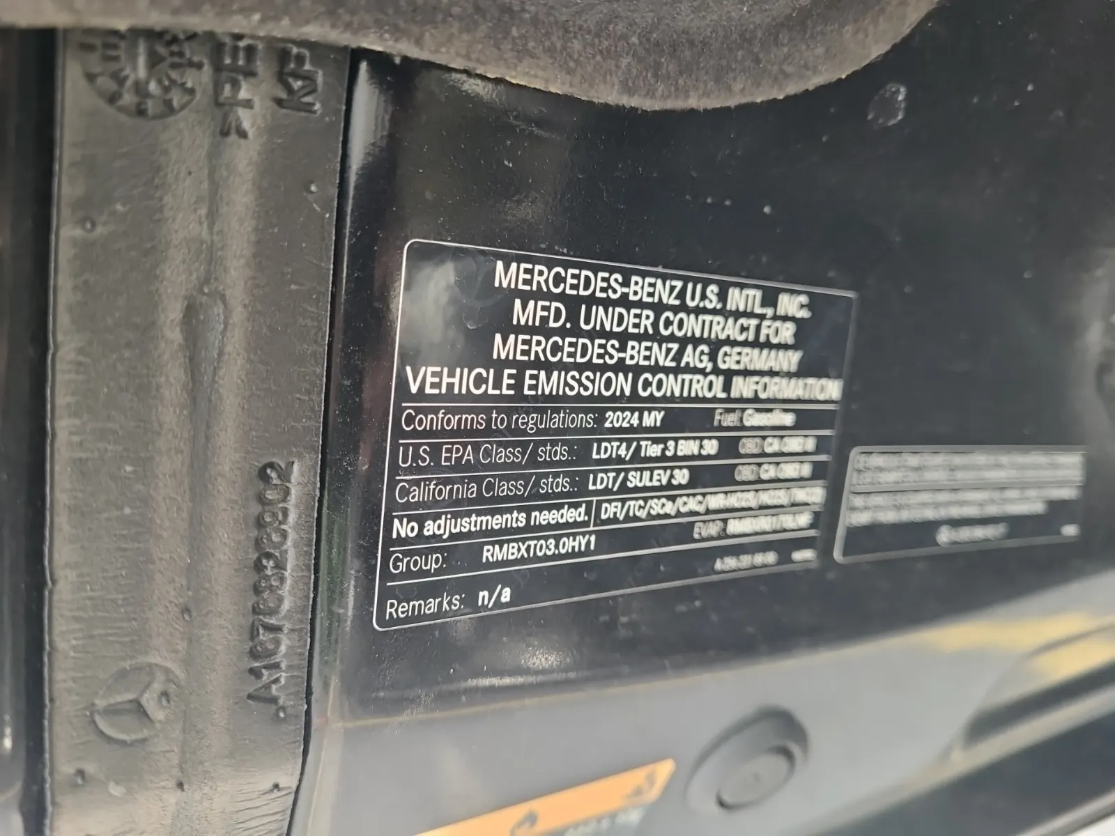 Emission Sticker Photo