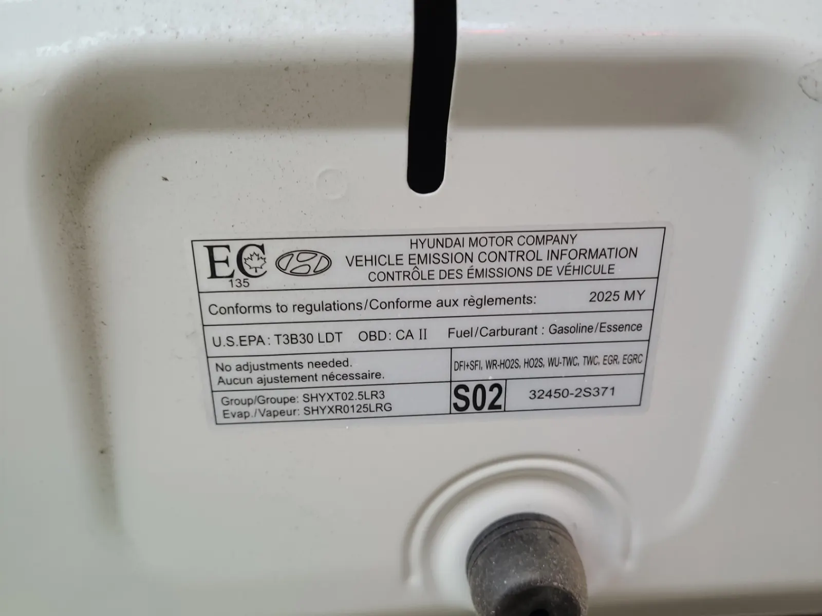 Emission Sticker Photo