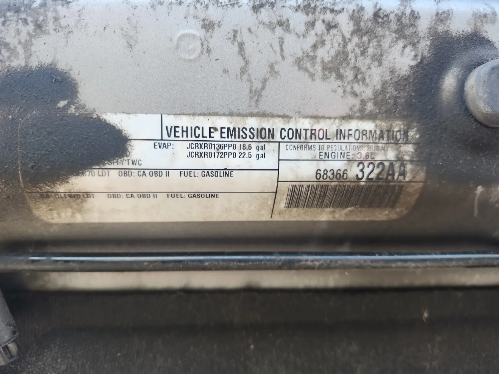 Emission Sticker Photo