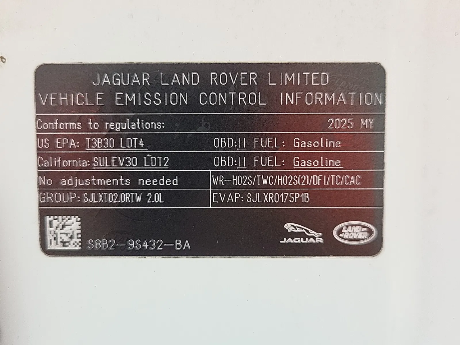 Emission Sticker Photo
