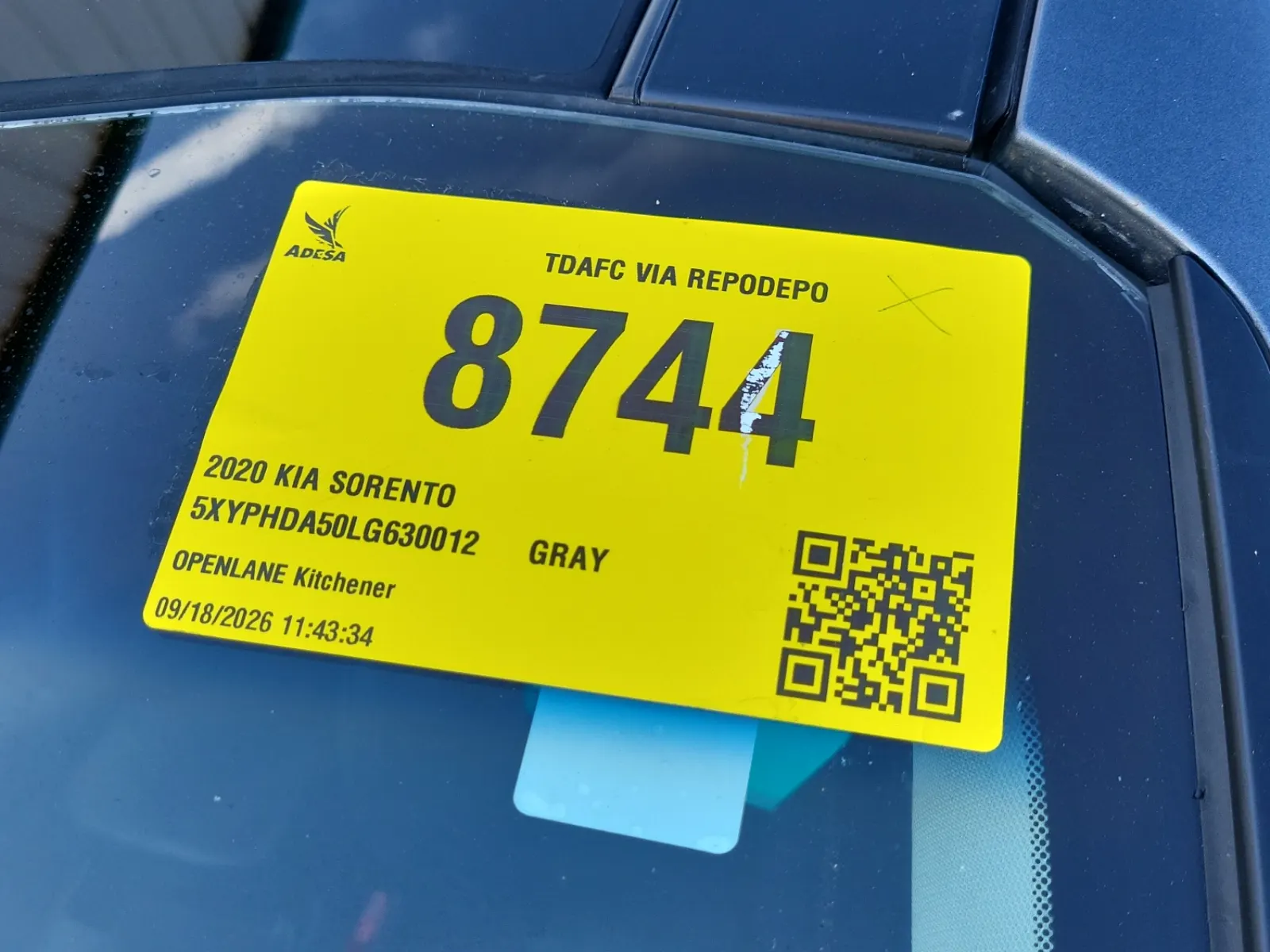 Inventory Label Photo