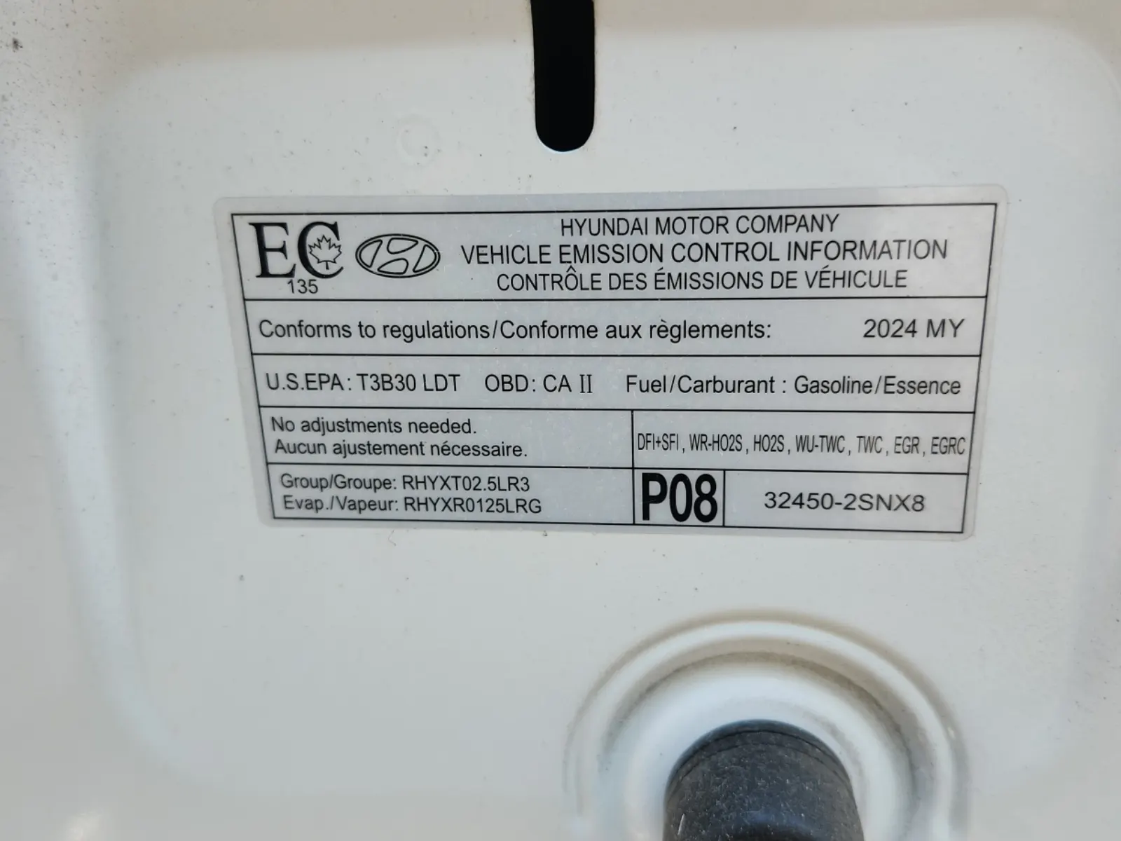 Emission Sticker Photo