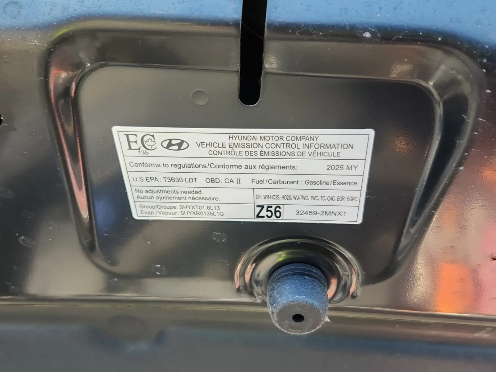 Emission Sticker Photo