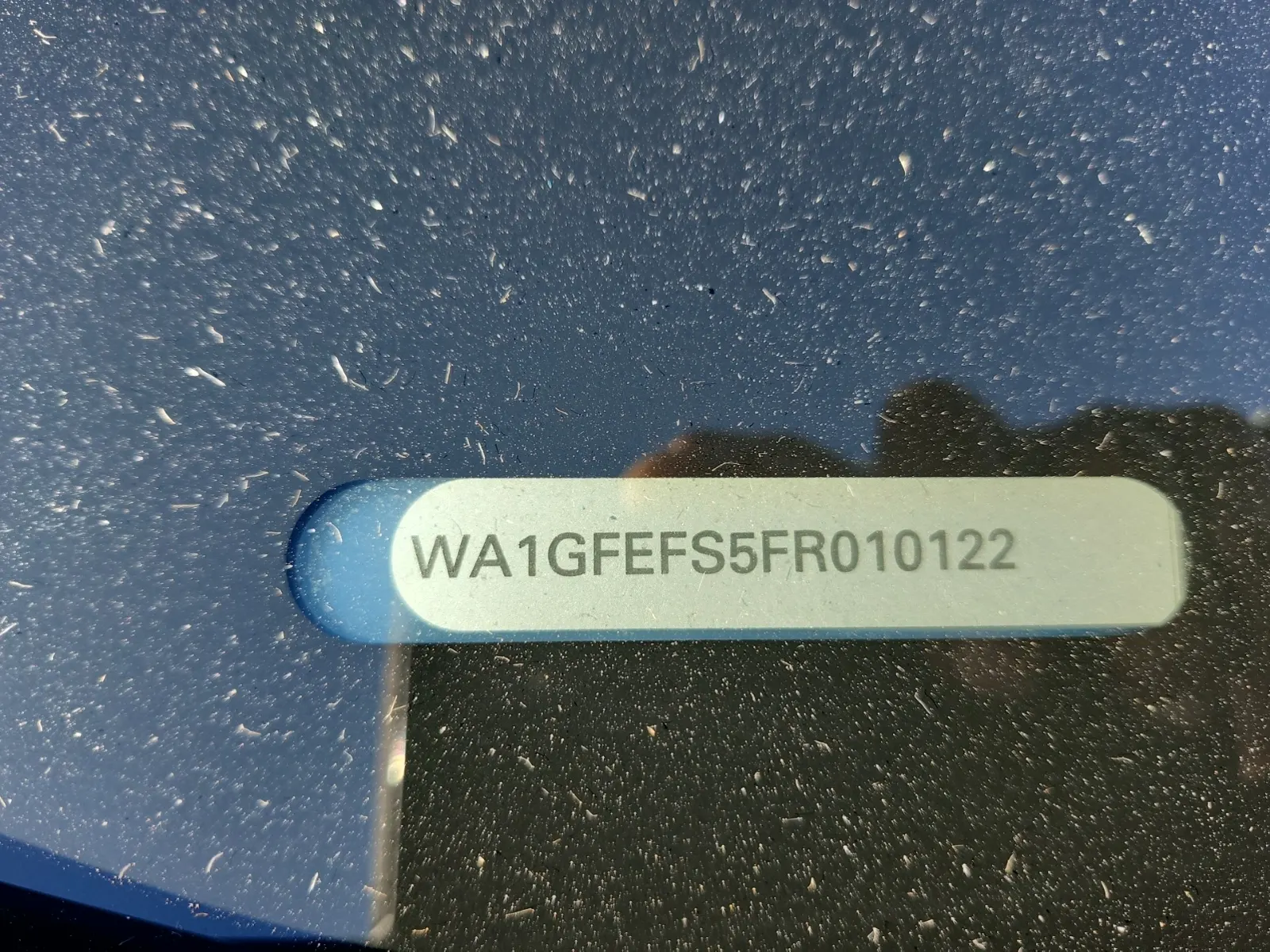Dash VIN Plate Photo