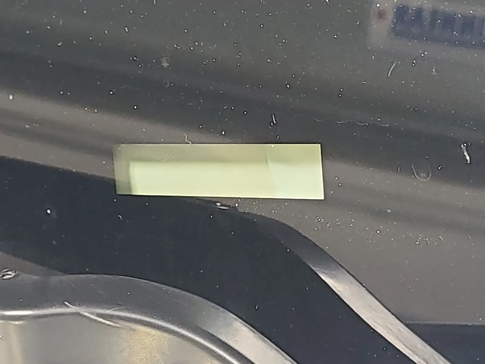 Dash VIN Plate Photo