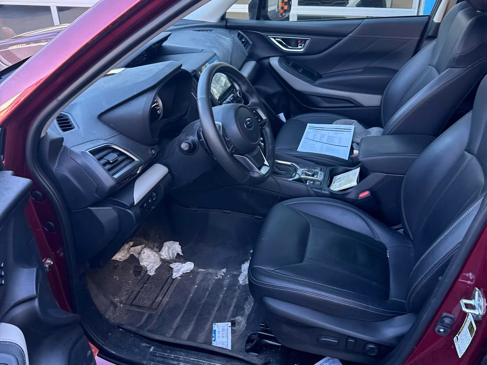 Interior driver side
