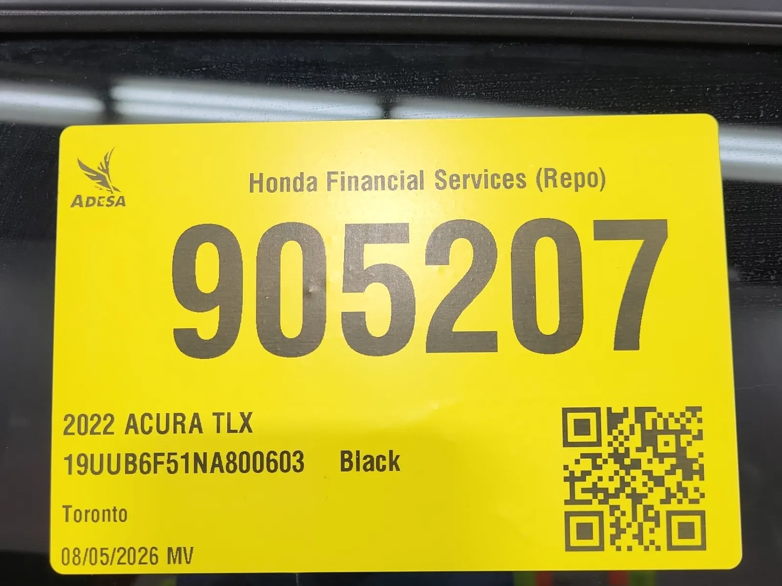 Inventory Label Photo