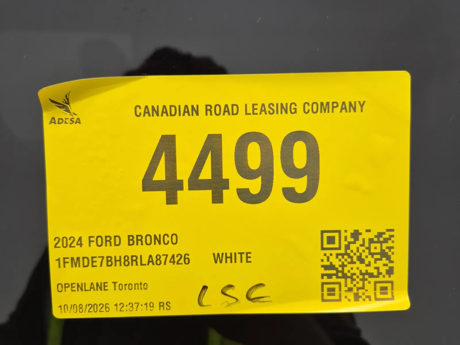 Inventory Label Photo