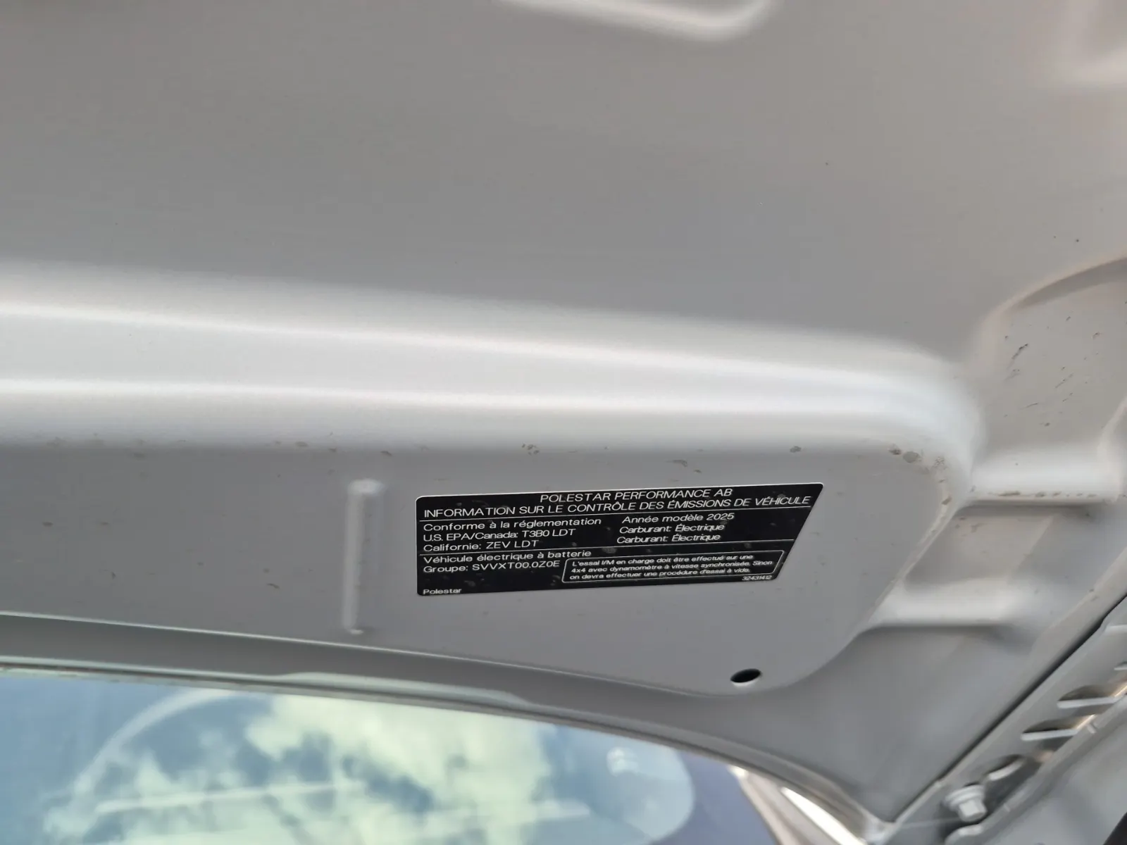 Emission Sticker Photo
