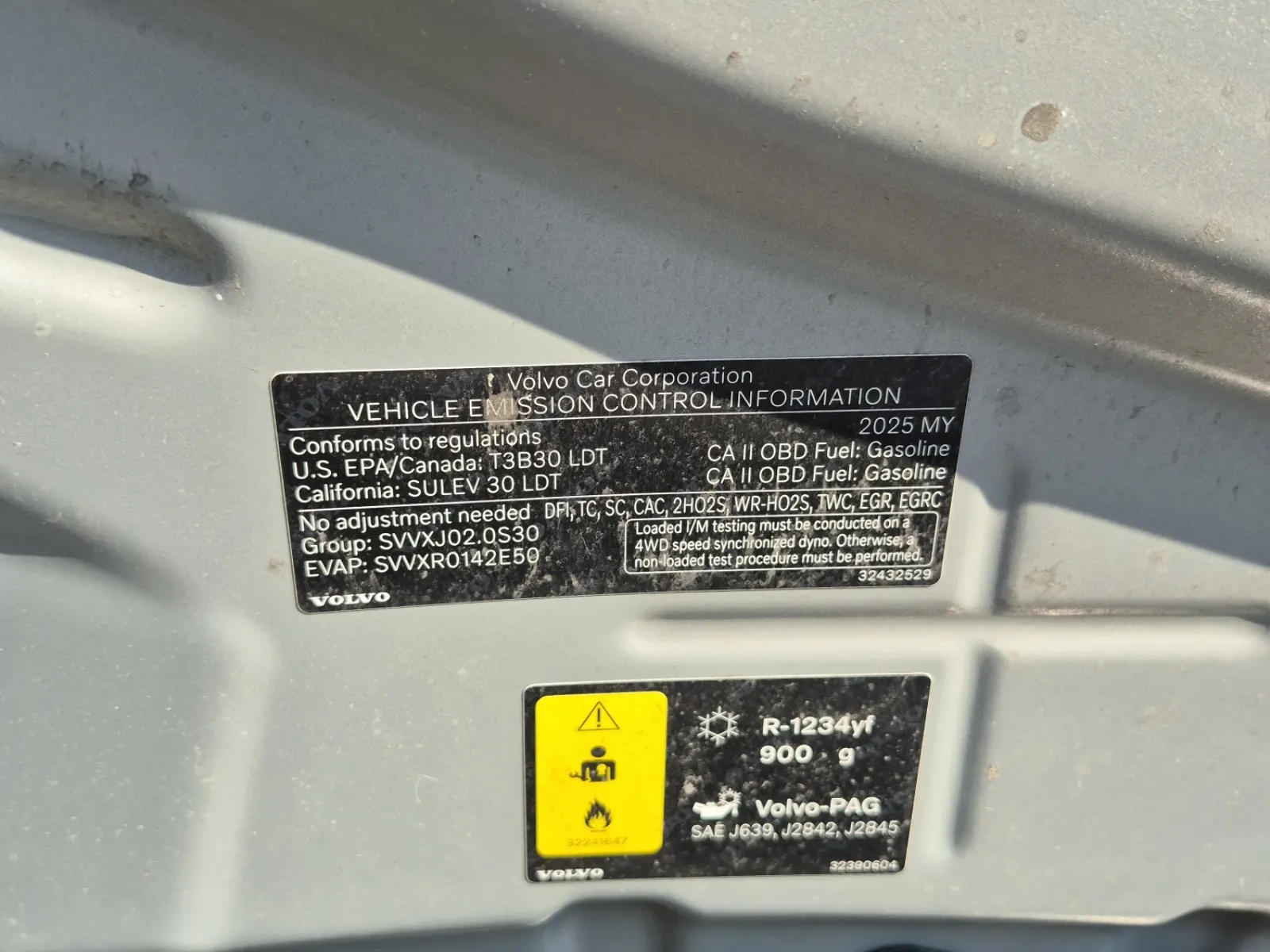 Emission Sticker Photo