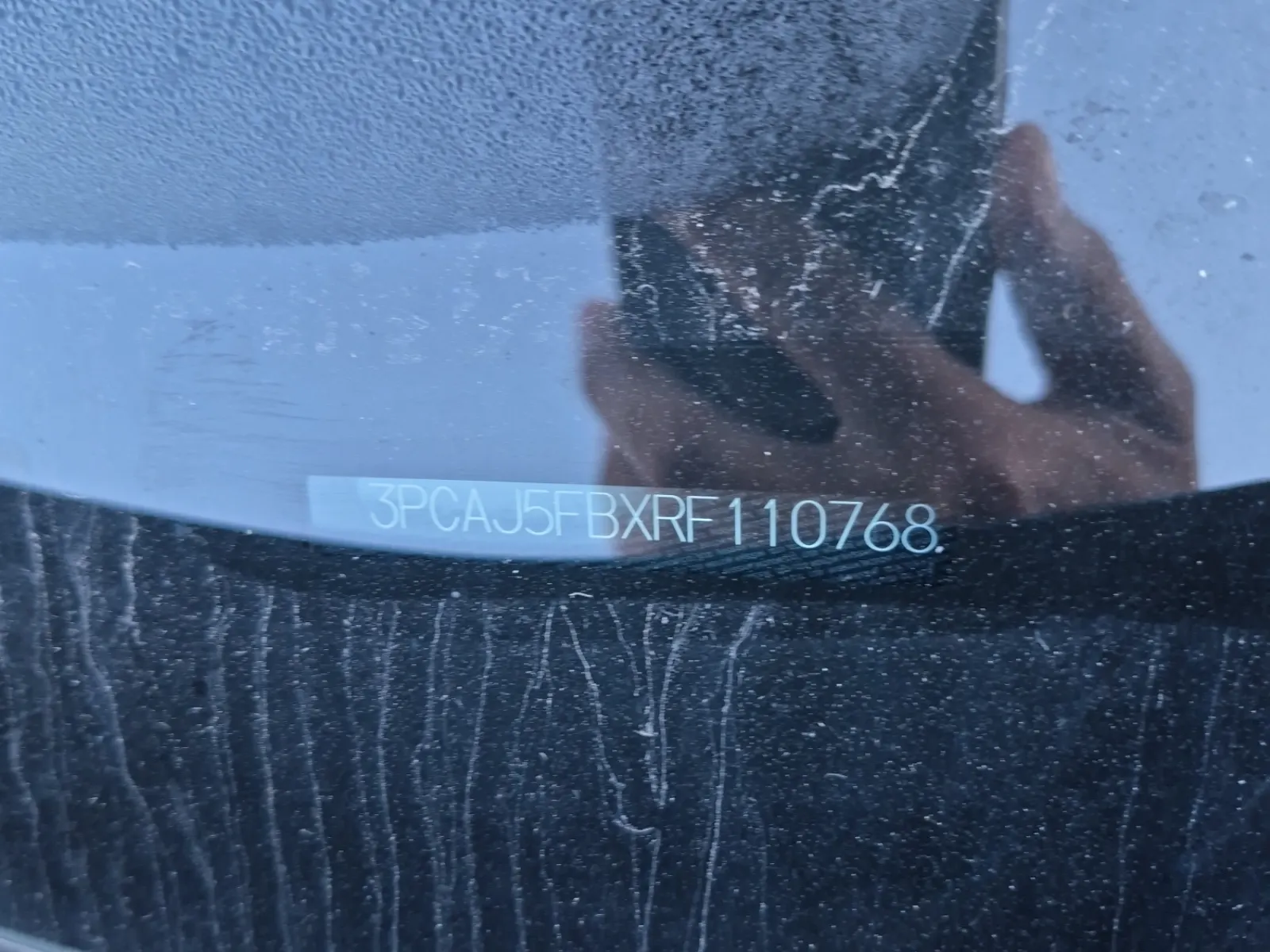 Dash VIN Plate Photo