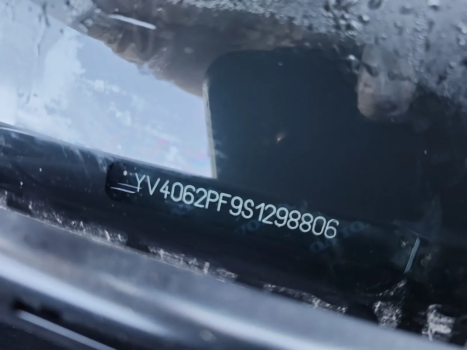 Dash VIN Plate Photo