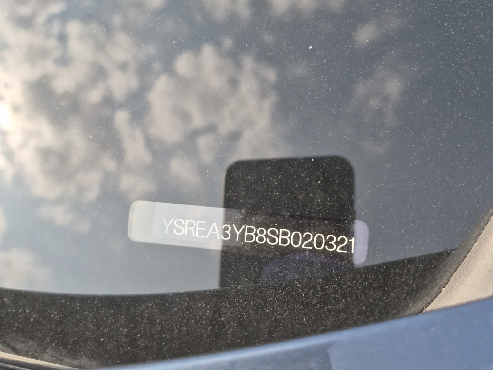 Dash VIN Plate Photo
