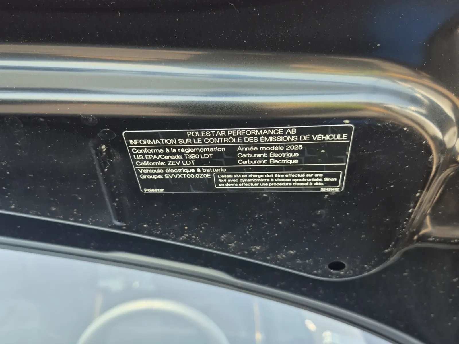 Emission Sticker Photo
