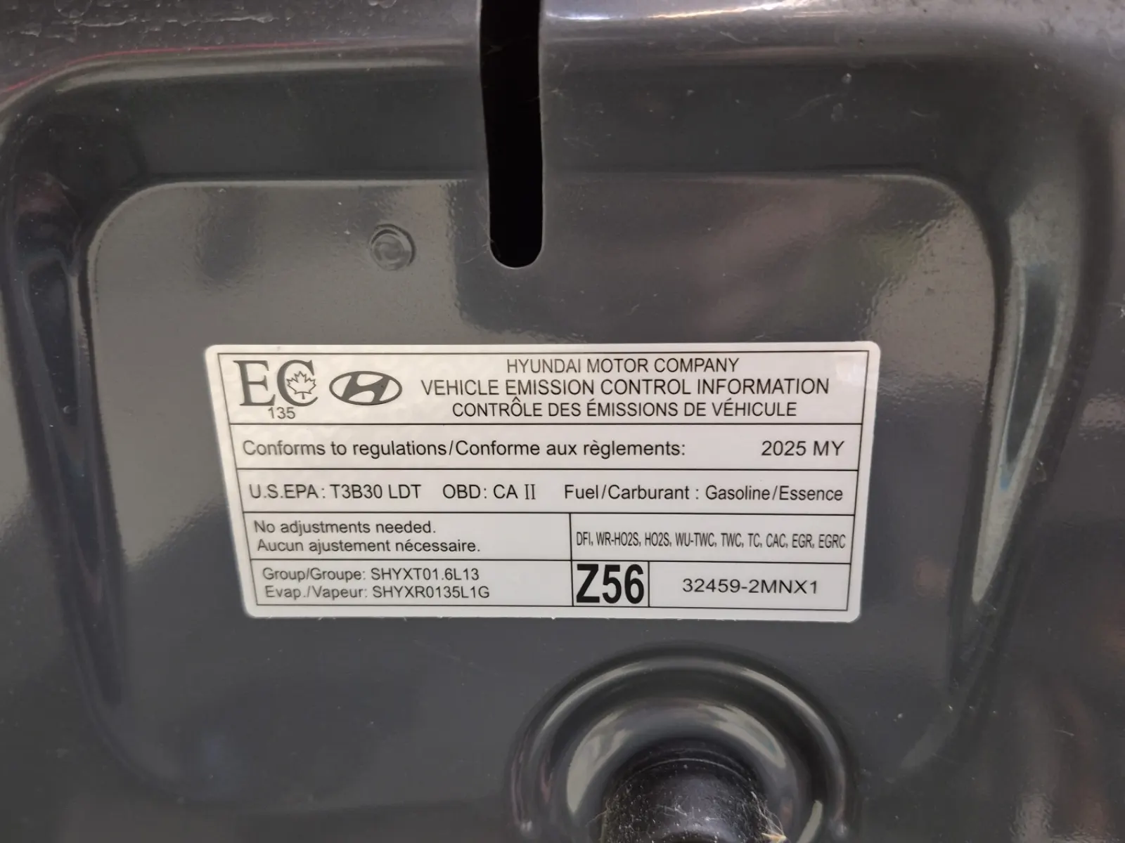 Emission Sticker Photo