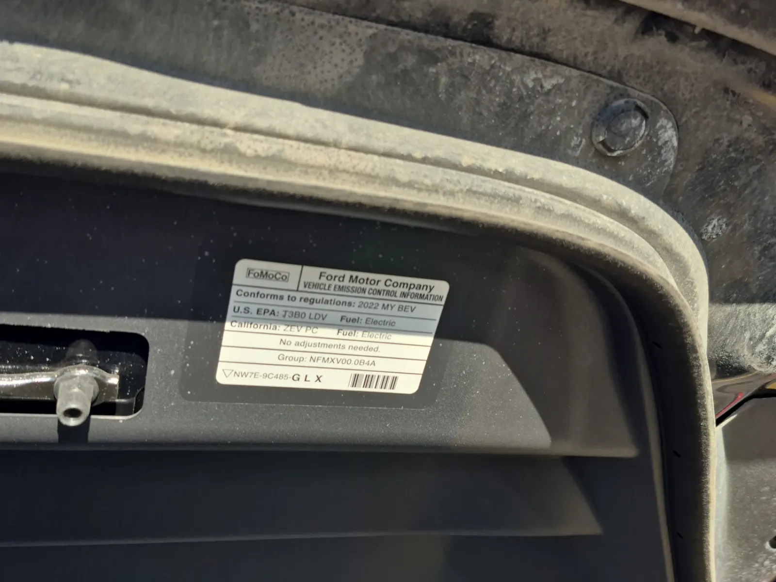 Emission Sticker Photo