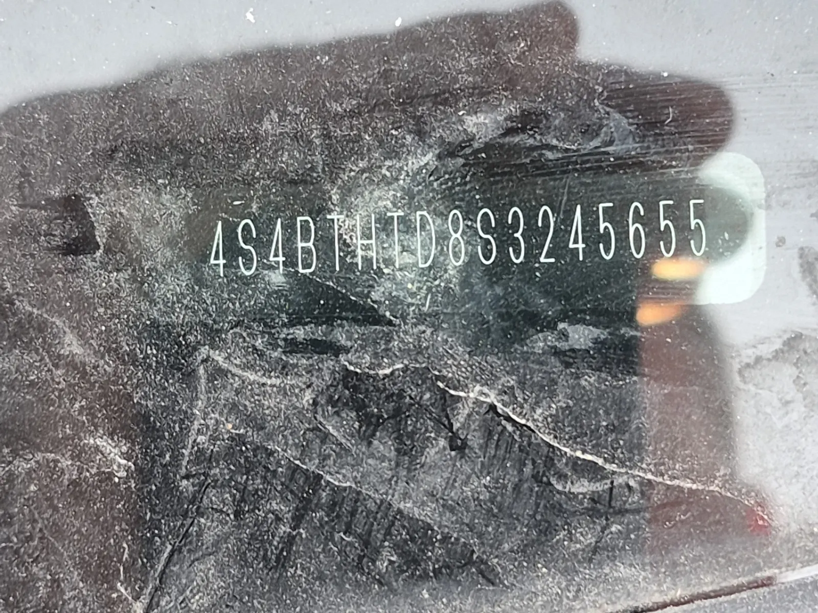 Dash VIN Plate Photo