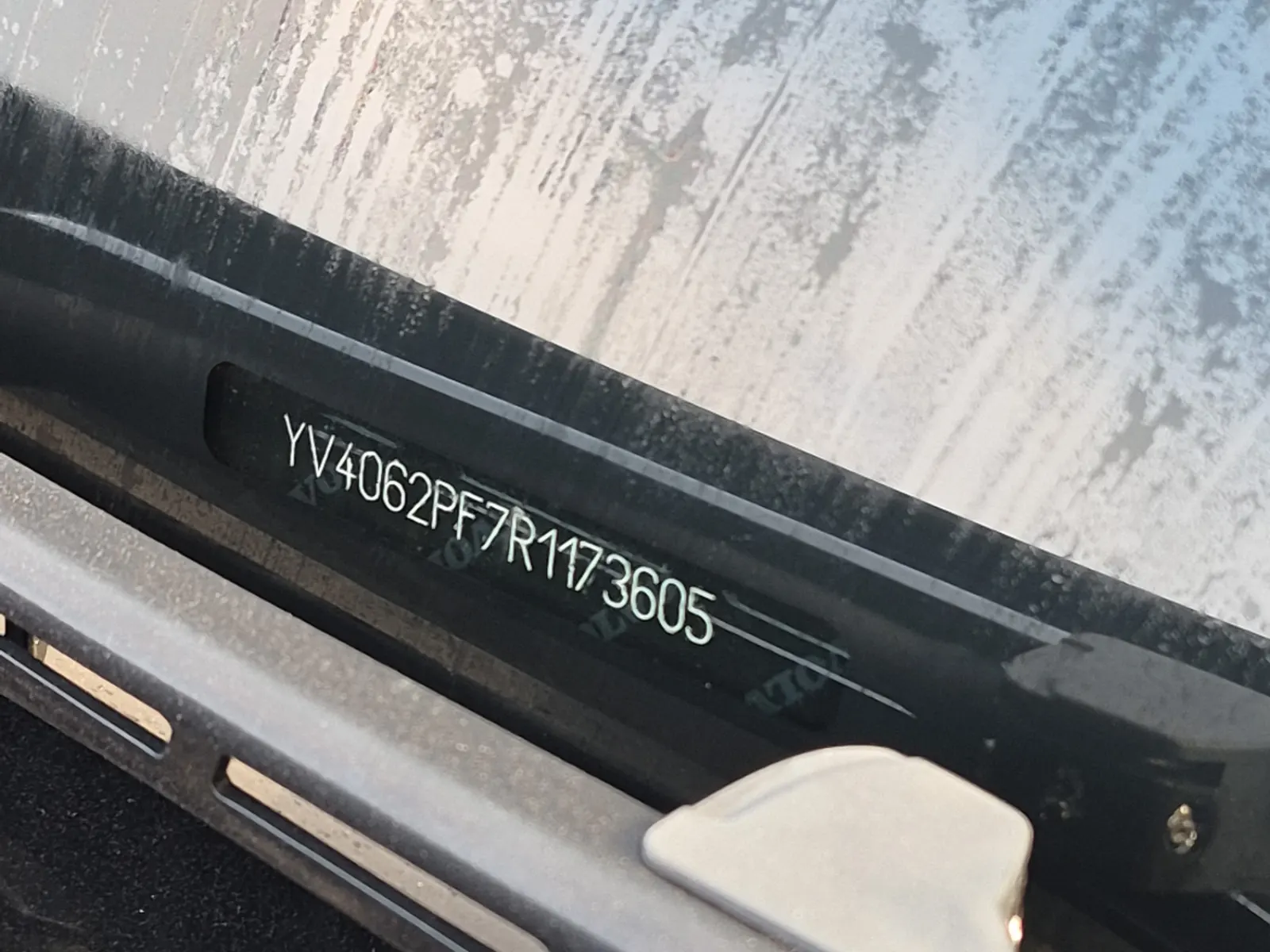 Dash VIN Plate Photo