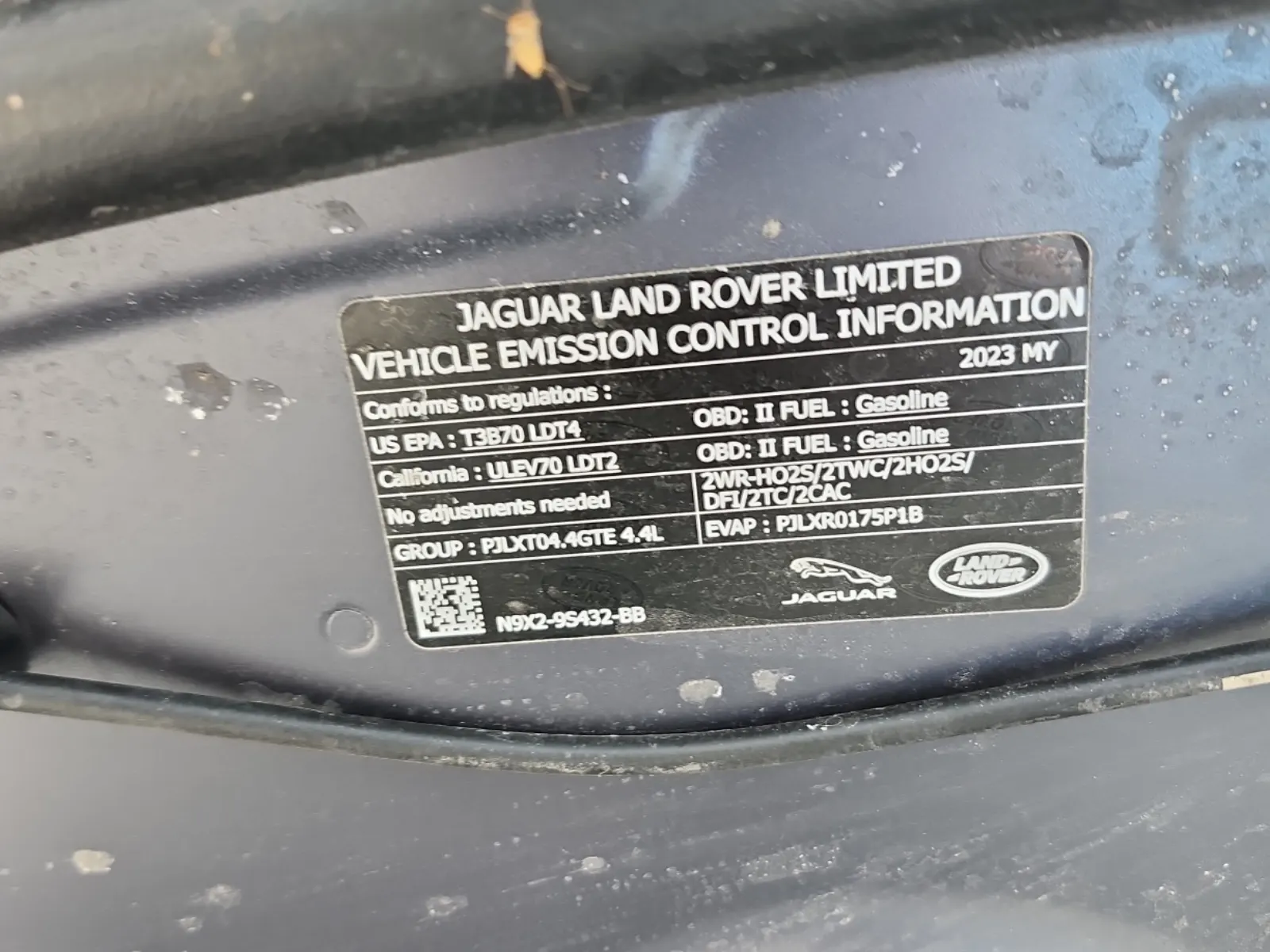 Emission Sticker Photo