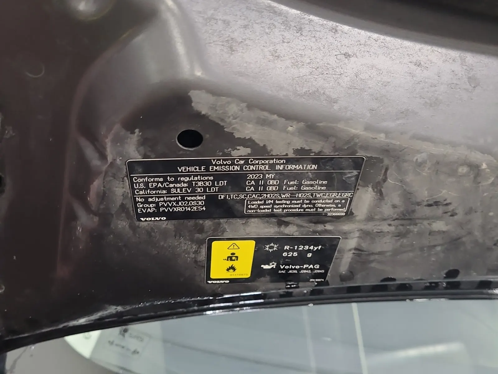 Emission Sticker Photo