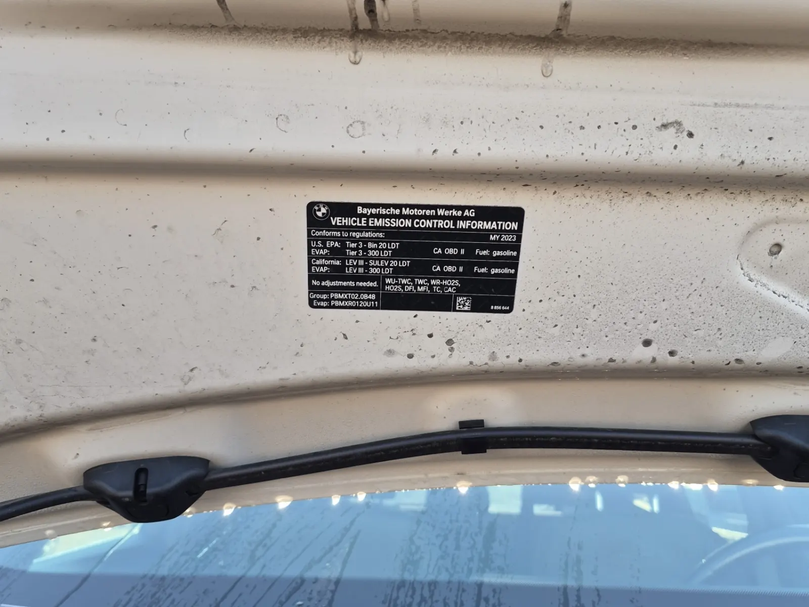 Emission Sticker Photo