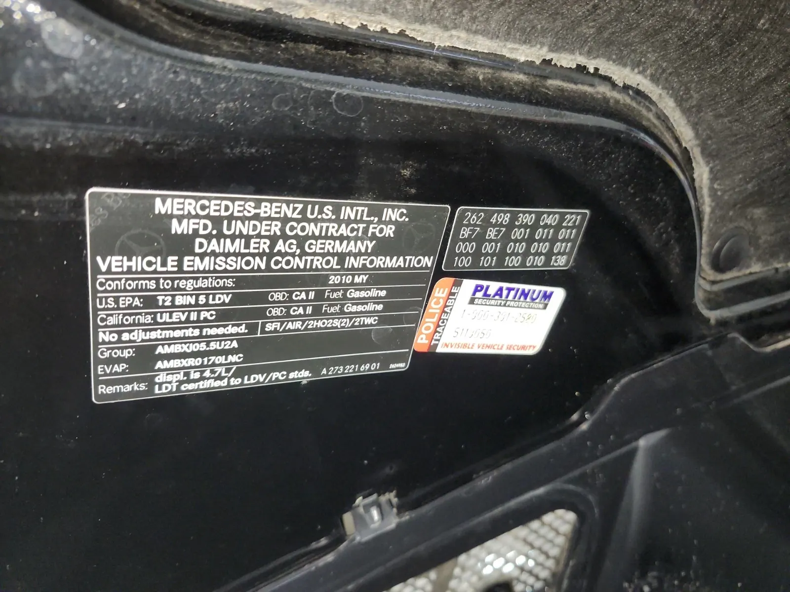 Emission Sticker Photo