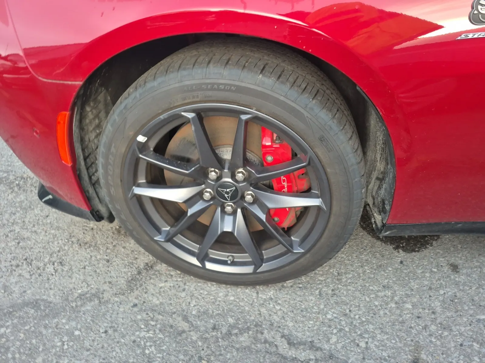 Front driver wheel/tire photo