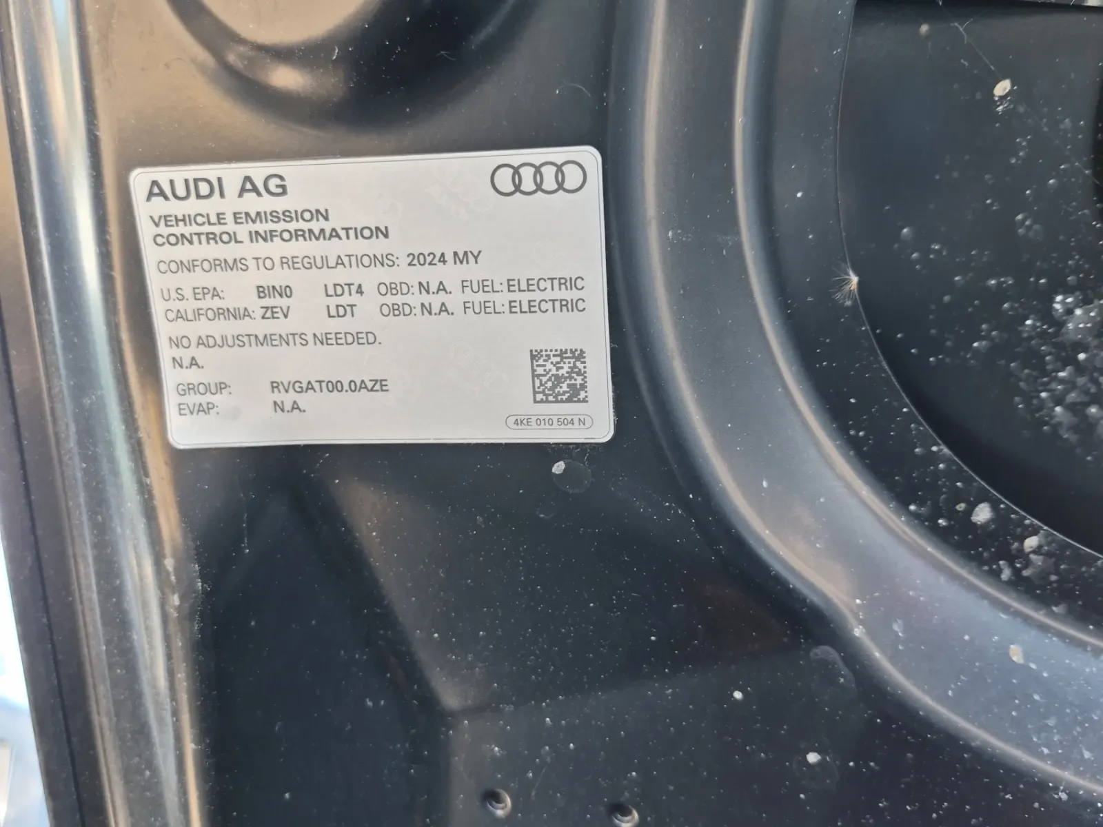 Emission Sticker Photo