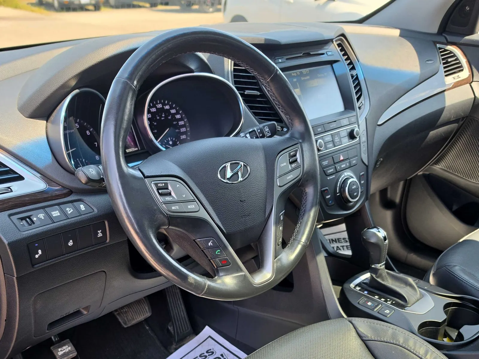 Interior driver side